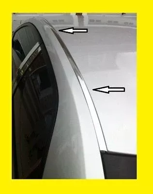 1990-1994 Mazda Protege Chrome Roof Top Trim Molding Kit