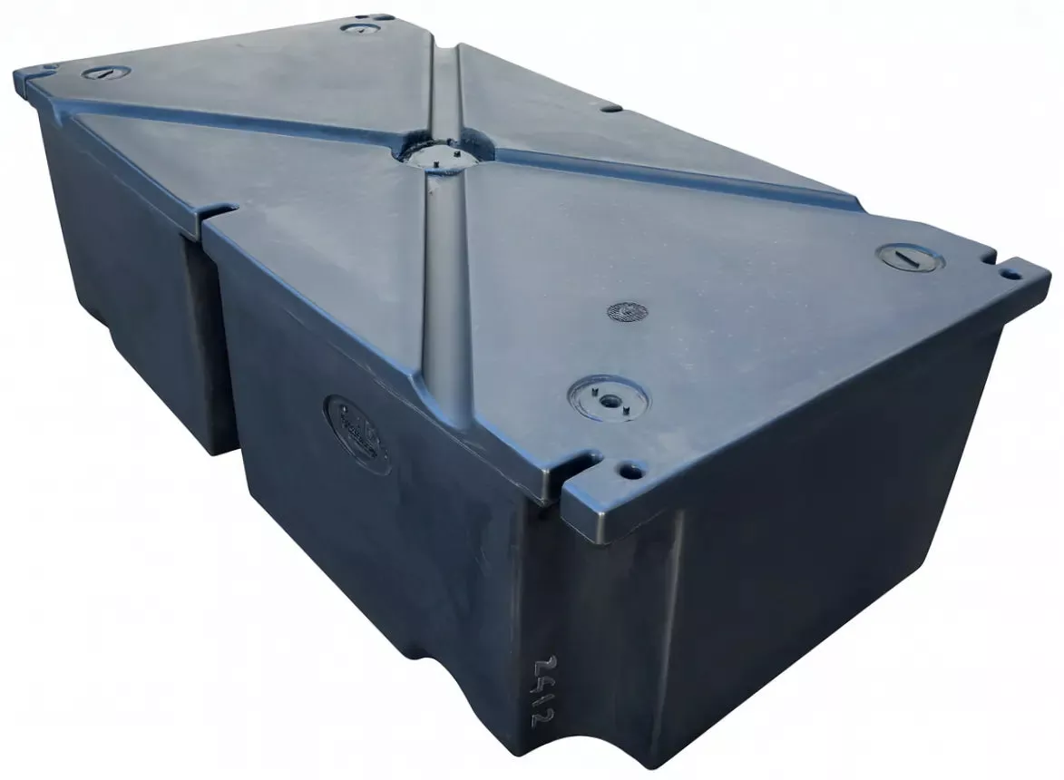 PERMAFLOAT Cast Flange Dock Floats – Durable Dock Float Drums